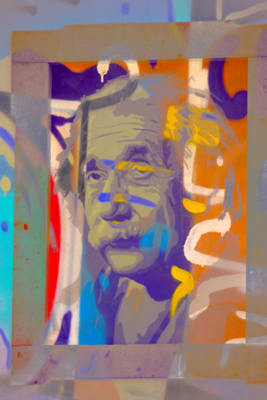 Digital Arts titled "sans titre . Série…" by Gilles Mével, Original Artwork, Digital Painting Mounted on Plexiglass