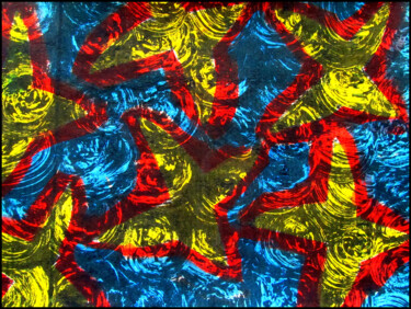 Peinture intitulée "ÉPHÉMÈRE 113" par Alain Lamy, Œuvre d'art originale, Gouache