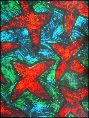 Peinture intitulée "ÉPHÉMÈRE 136" par Alain Lamy, Œuvre d'art originale, Gouache
