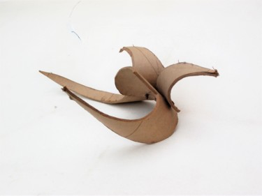 Sculpture intitulée "Sculpture abstraite…" par Servin, Œuvre d'art originale, Carton