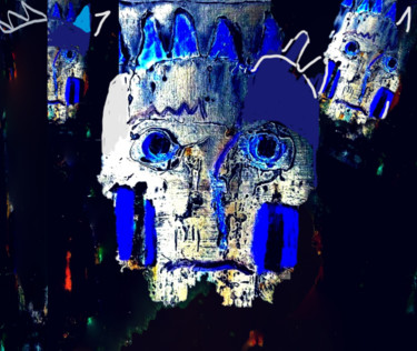 Digital Arts titled "les-rois" by Mysane, Original Artwork, Digital Painting
