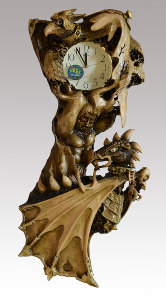 Sculpture intitulée "Baiterek.   Байтере…" par Sergey Kolokoltsov, Œuvre d'art originale, Verre
