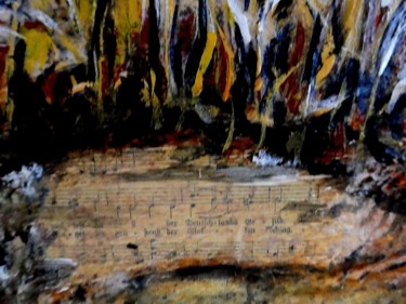 Handwerk mit dem Titel ""Notes in flames"" von Urs, Original-Kunstwerk