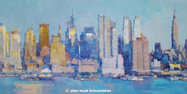 New York IX Peinture intitulée "New York IX" par Alex Hook Krioutchkov, Œuvre d'art originale, Huile