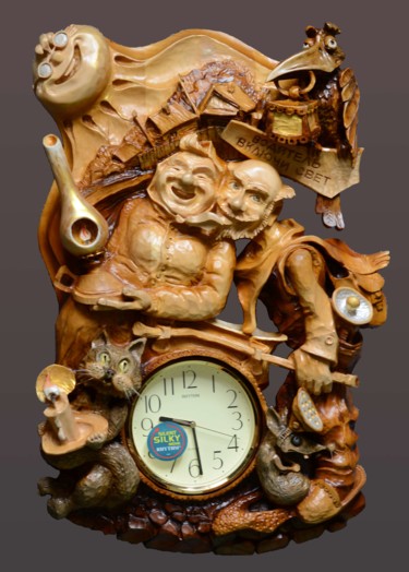 Начал движение-включи свет, зажги огонь. Sculpture intitulée "Начал движение-вклю…" par Sergey Kolokoltsov, Œuvre d'art originale, Verre