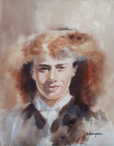 Peinture intitulée "Victor" par Sylvie Vernageau, Œuvre d'art originale, Huile