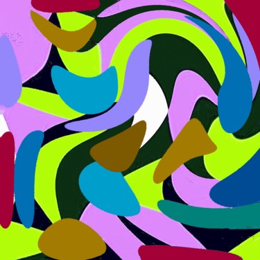 Digital Arts titled "Merengue-mix-shadows" by Peter Jalesh, Original Artwork, Digital Painting