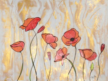 Peinture intitulée ""Opium" du peuple" par Corinne Brossier (Atelier de l'imaginaire), Œuvre d'art originale, Acrylique