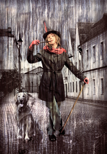Цифровое искусство под названием "RainDog" - Николай Седнин (Nicolas Sedninne), Подлинное произведение искусства, Объекты