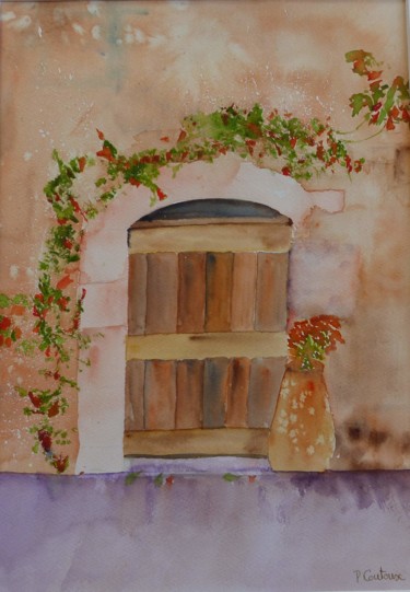 Vieille porte à Roussillon Vaucluse