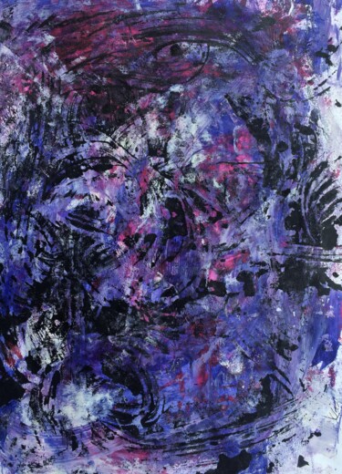 Painting titled "les tourbillons de…" by Francisco Mendes, Original Artwork, Acrylic