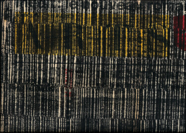 Printmaking titled "MONOTYPE NOIR 38" by Alain Lamy, Original Artwork