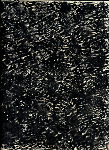 Printmaking titled "MONOTYPE NOIR 42" by Alain Lamy, Original Artwork