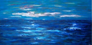 Painting titled "View Off Santa Cata…" by Scott Spencer, Original Artwork, Oil
