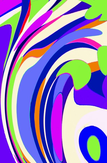 Digital Arts titled "Modal Design" by Peter Jalesh, Original Artwork, Digital Painting