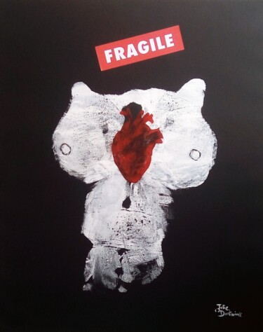 Painting titled "Fragile" by Julie Dratwiak, Original Artwork