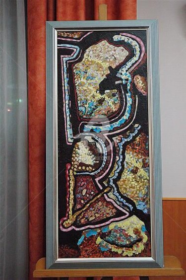 Peinture intitulée "Le chercheur" par Armand Pascal Aniambossou, Œuvre d'art originale