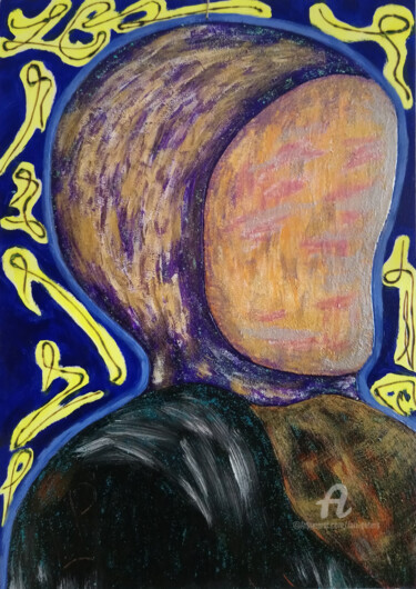 绘画 标题为“Astronaut 3019” 由Lari Peters, 原创艺术品, 丙烯