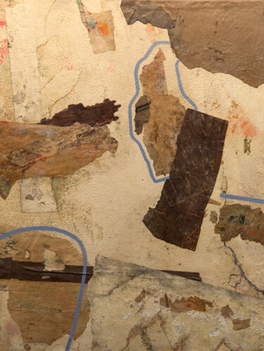 Collages titled "You look up I look…" by Donald Mcleman, Original Artwork, Acrylic Mounted on Wood Panel