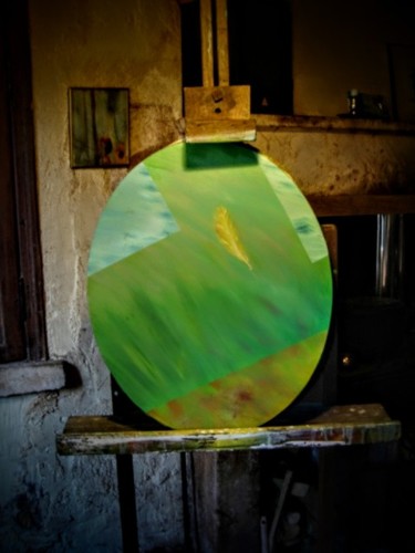 Peinture intitulée "Plume.jpeg" par Bastian, Œuvre d'art originale, Huile