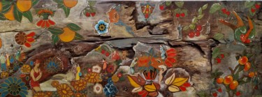 Schilderij getiteld "Scènes" door Dominique Sarrouy, Origineel Kunstwerk, Anders