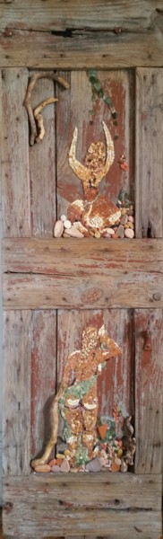 Peinture intitulée "La toilette" par Dominique Sarrouy, Œuvre d'art originale, Autre