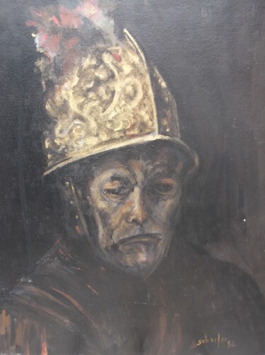 le conquistador Peinture intitulée "le conquistador" par Christophe Schaefer, Œuvre d'art originale, Acrylique