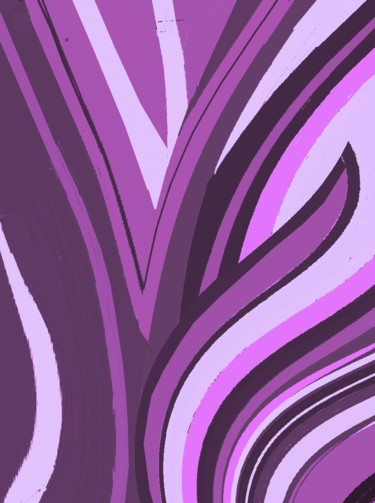 Digital Arts titled "À l'ombre des arbres" by Peter Jalesh, Original Artwork, Digital Painting