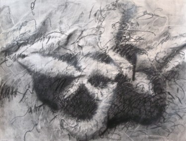 Painting titled "Cloud forms II" by Baruj Salinas, Original Artwork, Gouache