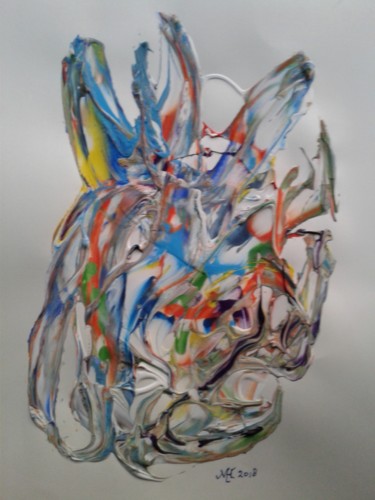 Schilderij getiteld "20190226-181555.jpg" door Marianne Huizinga, Origineel Kunstwerk
