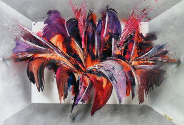 "L'envie" - Bombes - 100x70cm - acrylique Pintura intitulada ""L'envie" - Bombes…" por Airgone, Obras de arte originais, Acrílico
