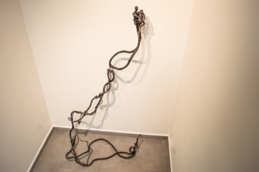 Sculpture intitulée "Flowering of love" par Radek Svoboda, Œuvre d'art originale, Métaux