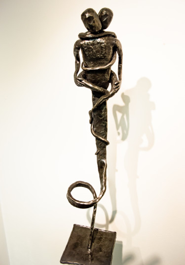 Sculpture intitulée "Wave of Love" par Radek Svoboda, Œuvre d'art originale, Métaux