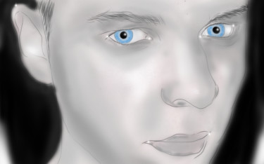 Arts numériques intitulée "chris-2019" par Matthias Lietz, Œuvre d'art originale, Peinture numérique