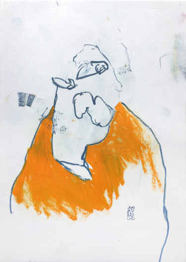 Dessin intitulée "SWING" par Luc Pierre, Œuvre d'art originale, Pastel