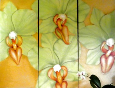 Malerei mit dem Titel ""The Queen of plant…" von Urs, Original-Kunstwerk