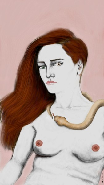 数字艺术 标题为“Lilith” 由Kakha Kolkhi, 原创艺术品, 数字油画