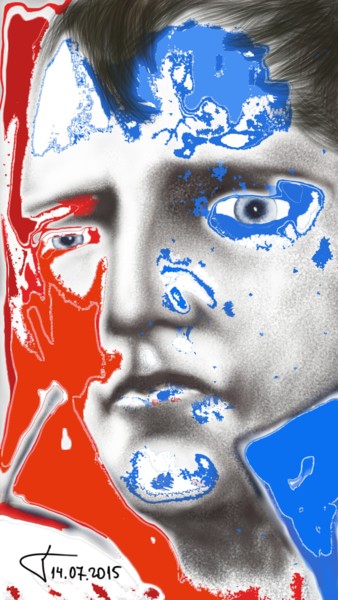数字艺术 标题为“Napoléon” 由Kakha Kolkhi, 原创艺术品, 数字油画
