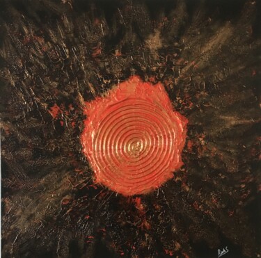 绘画 标题为“STARBURST” 由Rick Smith, 原创艺术品, 丙烯 安装在木质担架架上