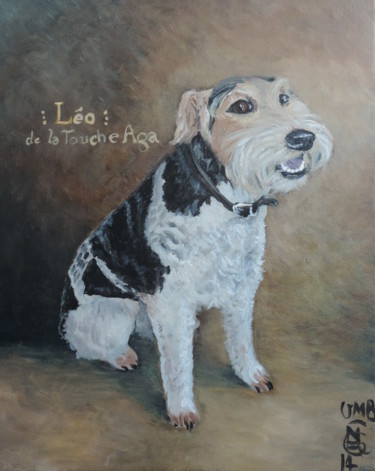 Portrait de Léo Peinture intitulée "Portrait de Léo" par Virginie Mercier-Duguy, Œuvre d'art originale, Acrylique