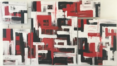 Peinture intitulée "IMPRESSIONS 4.1" par David Josset, Œuvre d'art originale, Acrylique