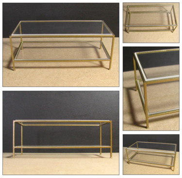 Sculpture intitulée "coffee table" par Francisco Del Pozo Parés, Œuvre d'art originale
