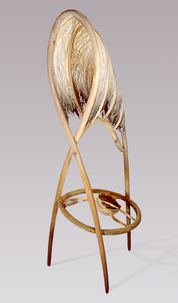 Sculpture titled "Vessel #28—Monsoon" by Jeff Key, Original Artwork, Wood