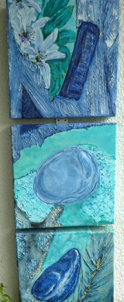 Malerei mit dem Titel ""Trio for Health"…" von Urs, Original-Kunstwerk