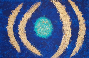 Peinture intitulée "Peinture énergétique" par Nathalie Jaulin, Œuvre d'art originale