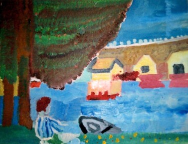 Peinture intitulée "Impressionisme 1" par Paul-Éric Langevin, Œuvre d'art originale, Huile