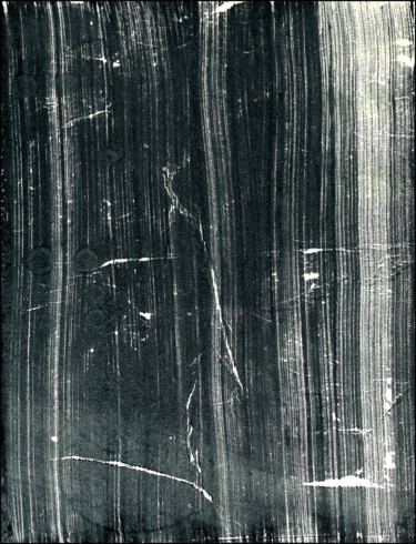 Gravures & estampes intitulée "MONOTYPE NOIR PAPIE…" par Alain Lamy, Œuvre d'art originale