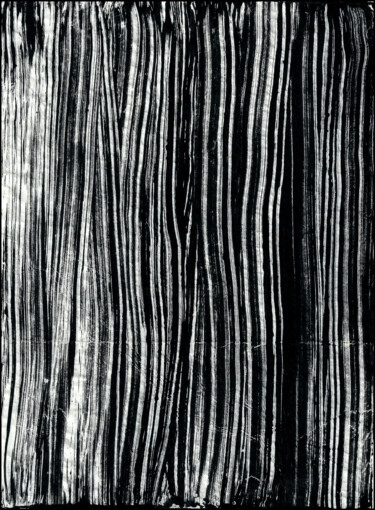Gravures & estampes intitulée "MONOTYPE NOIR PAPIE…" par Alain Lamy, Œuvre d'art originale