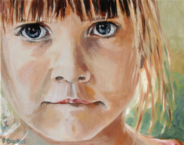 Peinture intitulée "le doute 2" par Pascal Brachet, Œuvre d'art originale, Huile