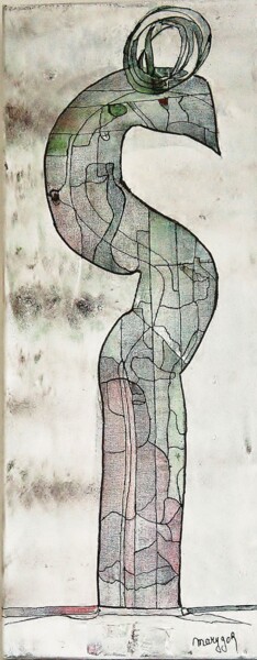 Peinture intitulée "Série Chuchotements…" par Marygor, Œuvre d'art originale, Acrylique Monté sur Châssis en bois